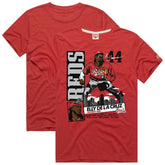 Elly De La Cruz Cincinnati Reds Homage Graphic Player Tri-Blend T-Shirt - Red T-shirts