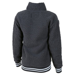 New York Yankees G-III 4Her by Carl Banks Women's Play Action Sherpa Fleece Quarter-Zip Jacket - Gray Jackets