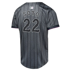 MLB Juan Soto New York Mets Nike Youth City Connect Limited Jersey - Gray