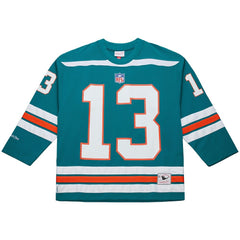 NFL Dan Marino Miami Dolphins Maxxed Out Fashion Hockey Jersey - Aqua online