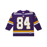 NFL Randy Moss Minnesota Vikings Maxxed Out Fashion Hockey Jersey - Purple sale