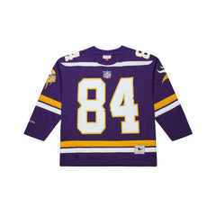 NFL Randy Moss Minnesota Vikings Maxxed Out Fashion Hockey Jersey - Purple sale
