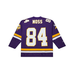 NFL Randy Moss Minnesota Vikings Maxxed Out Fashion Hockey Jersey - Purple sale