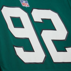 Reggie White Philadelphia Eagles Maxxed Out Fashion Hockey Jersey Kelly Green