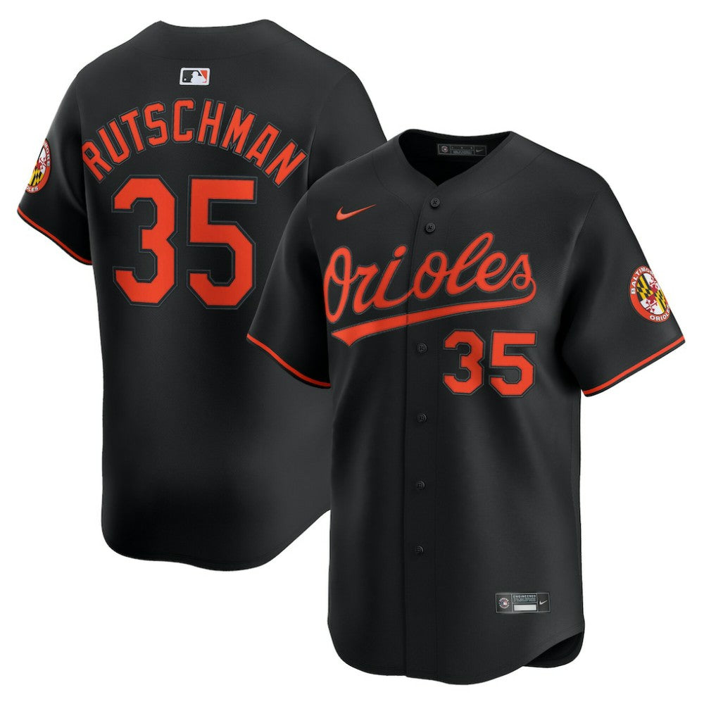 MLB Adley Rutschman Baltimore Orioles Nike Alternate Limited Player Jersey - Black