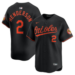 MLB Gunnar Henderson Baltimore Orioles Nike Alternate Limited Player Jersey - Black