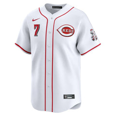 MLB Spencer Steer Cincinnati Reds Nike Home Limited Player Jersey - White