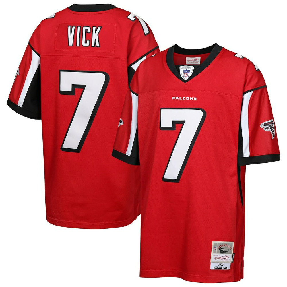 NFL Michael Vick Atlanta Falcons Youth 2003 Legacy Retired Player Jersey - Red on sale