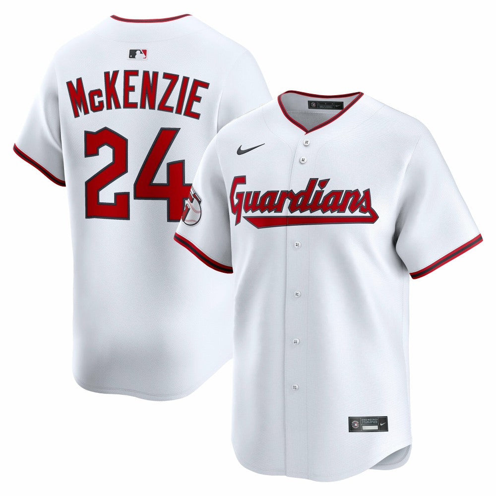 MLB Triston McKenzie Cleveland Guardians Nike Home Limited Player Jersey - White