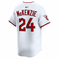 MLB Triston McKenzie Cleveland Guardians Nike Home Limited Player Jersey - White
