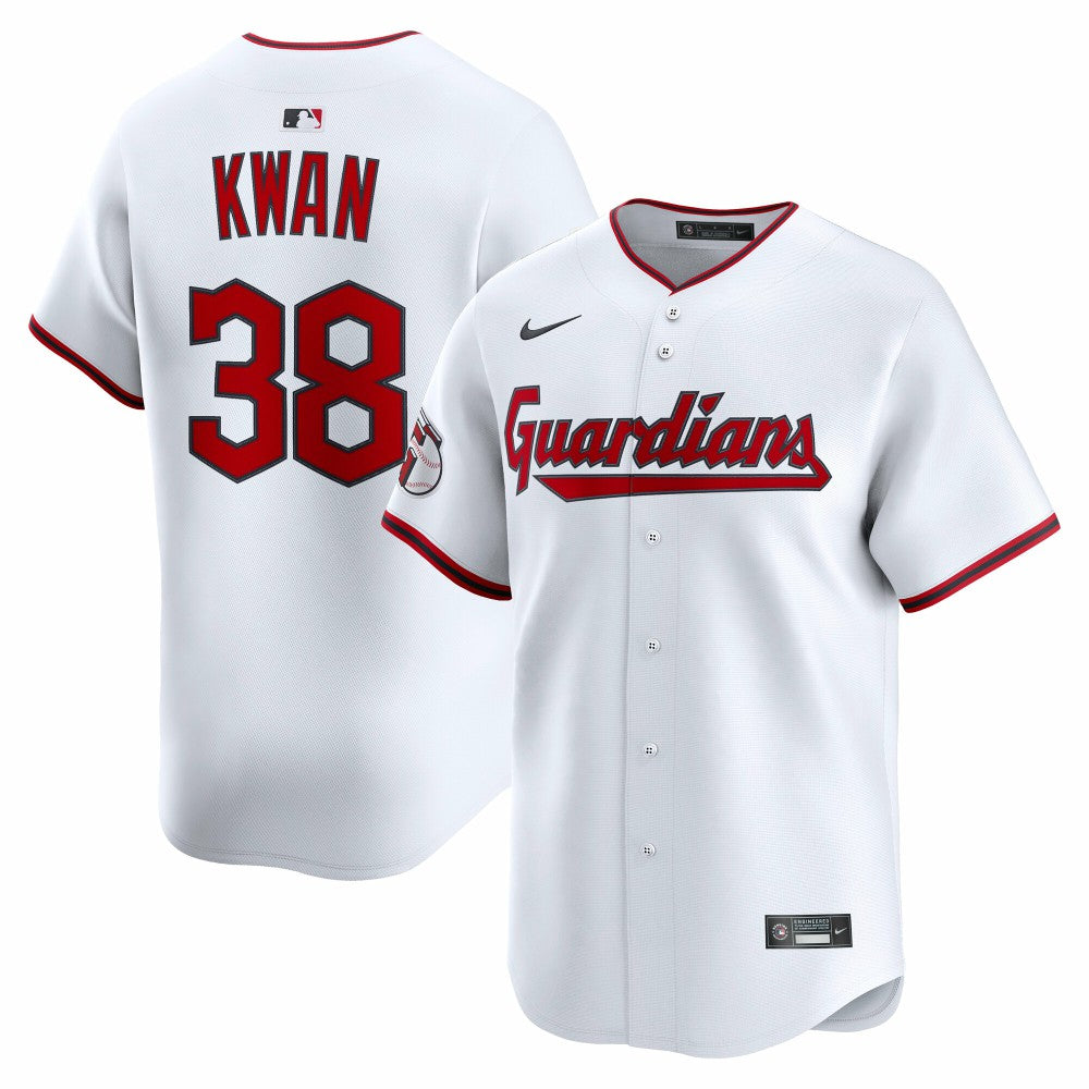 MLB Steven Kwan Cleveland Guardians Nike Home Limited Player Jersey - White