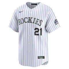 MLB Kyle Freeland Colorado Rockies Nike Home Limited Player Jersey - White