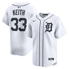 MLB Colt Keith Detroit Tigers Nike Home Limited Player Jersey - White