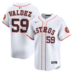 MLB Framber Valdez Houston Astros Nike Home Limited Player Jersey - White