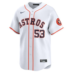 MLB Cristian Javier Houston Astros Nike Home Limited Player Jersey - White