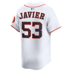 MLB Cristian Javier Houston Astros Nike Home Limited Player Jersey - White