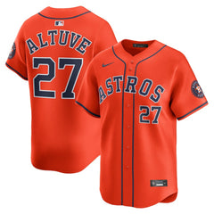 MLB Jose Altuve Houston Astros Nike Alternate Limited Player Jersey - Orange