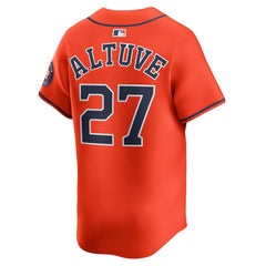 MLB Jose Altuve Houston Astros Nike Alternate Limited Player Jersey - Orange
