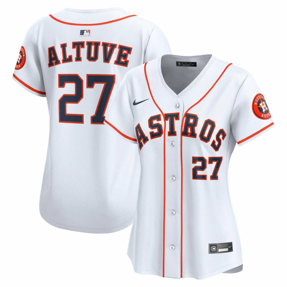 MLB Jose Altuve Houston Astros Nike Women's Home Limited Player Jersey - White