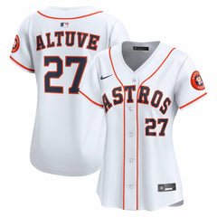Jose Altuve Houston Astros Nike Women's Home Limited Player Jersey - White Jerseys
