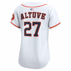 Jose Altuve Houston Astros Nike Women's Home Limited Player Jersey - White Jerseys