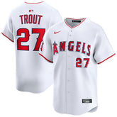MLB Mike Trout Los Angeles Angels Nike Home Limited Player Jersey - White