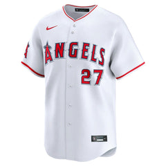 MLB Mike Trout Los Angeles Angels Nike Home Limited Player Jersey - White