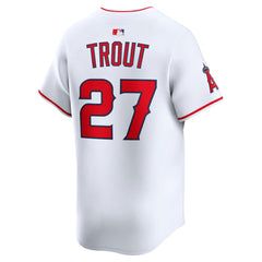 MLB Mike Trout Los Angeles Angels Nike Home Limited Player Jersey - White