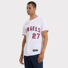 MLB Mike Trout Los Angeles Angels Nike Home Limited Player Jersey - White