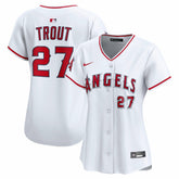 MLB Mike Trout Los Angeles Angels Nike Women's Home Limited Player Jersey - White