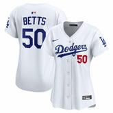 MLB Mookie Betts Los Angeles Dodgers Nike Women's Home Limited Player Jersey - White