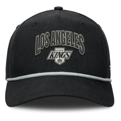 NHL Los Angeles Kings Fanatics Decades Collection A-Frame Adjustable Hat - Black
