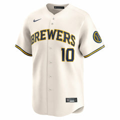MLB Sal Frelick Milwaukee Brewers Nike Home Limited Player Jersey - Cream