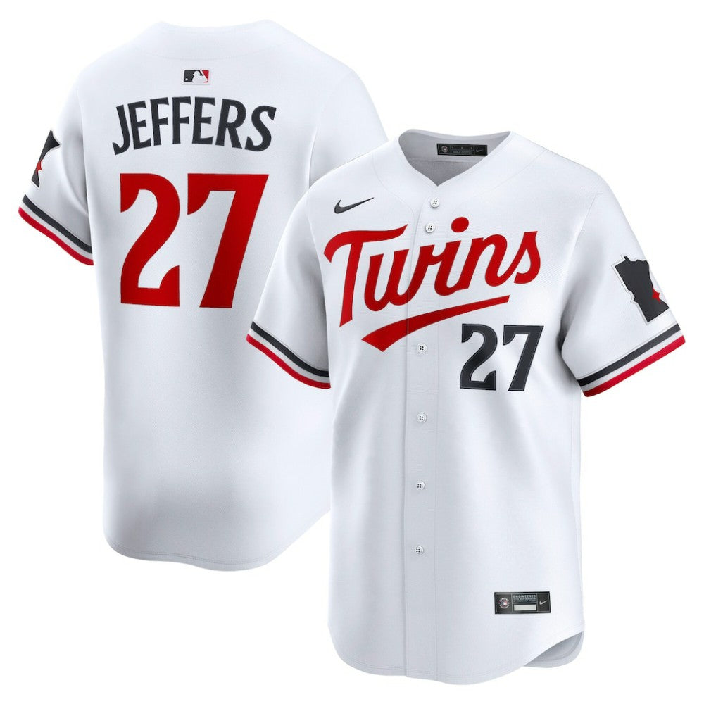 MLB Ryan Jeffers Minnesota Twins Nike Home Limited Player Jersey - White