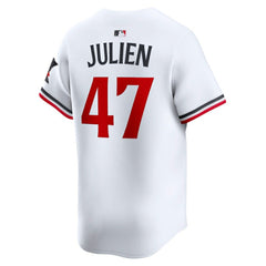 MLB Edouard Julien Minnesota Twins Nike Home Limited Player Jersey - White