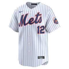 MLB Francisco Lindor New York Mets Nike Home Limited Jersey - White