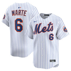 MLB Starling Marte New York Mets Nike Home Limited Player Jersey - White
