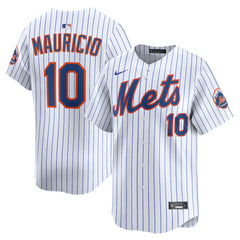 MLB Ronny Mauricio New York Mets Nike Home Limited Player Jersey - White