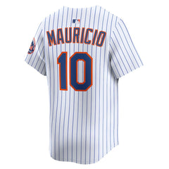 MLB Ronny Mauricio New York Mets Nike Home Limited Player Jersey - White