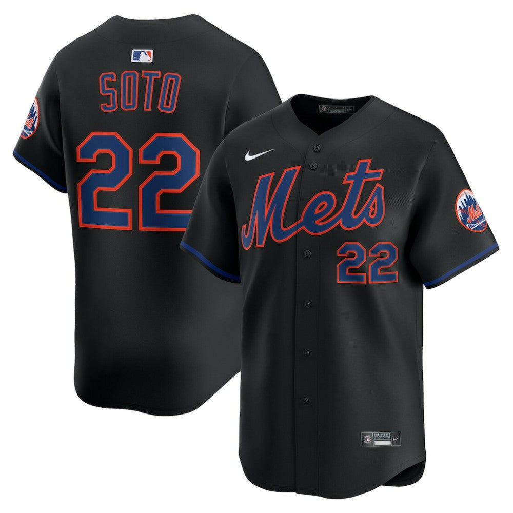 MLB Juan Soto New York Mets Nike Alternate Limited Player Jersey - Black