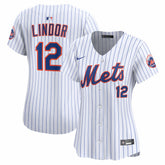 MLB Francisco Lindor New York Mets Nike Women's Home Limited Jersey - White