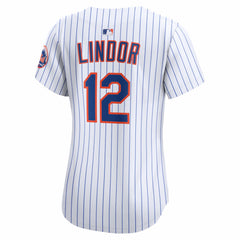 MLB Francisco Lindor New York Mets Nike Women's Home Limited Jersey - White