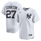 MLB Giancarlo Stanton New York Yankees Nike Home Limited Player Jersey - White