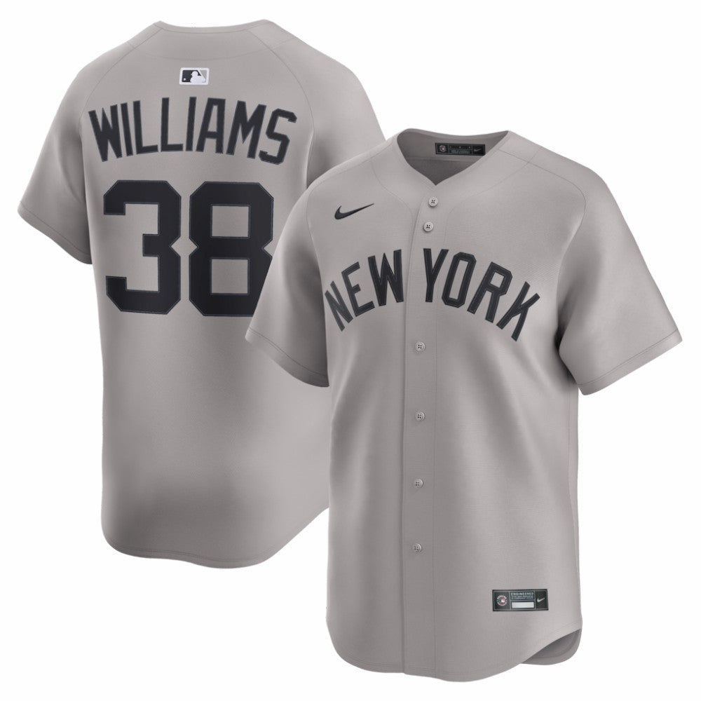MLB Devin Williams New York Yankees Nike Road Limited Player Jersey - Gray