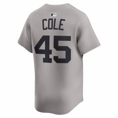 MLB Gerrit Cole New York Yankees Nike Road Limited Player Jersey - Gray