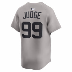MLB Aaron Judge New York Yankees Nike Road Limited Player Jersey - Gray