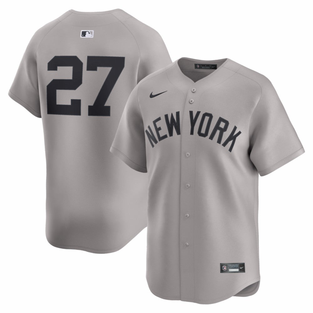 MLB Giancarlo Stanton New York Yankees Nike Road Limited Player Jersey - Gray