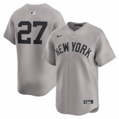 MLB Giancarlo Stanton New York Yankees Nike Road Limited Player Jersey - Gray