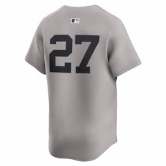 MLB Giancarlo Stanton New York Yankees Nike Road Limited Player Jersey - Gray