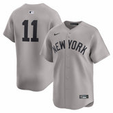 MLB Anthony Volpe New York Yankees Nike Road Limited Player Jersey - Gray